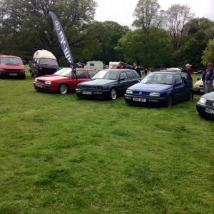 UKMK3s Club Stand - Alltypes VW Show Bodelwyddan Castle North Wales - 17th may 2015 (2)